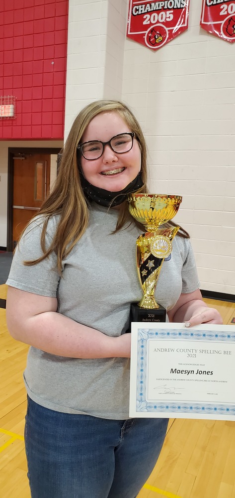 County Spelling Bee Winner!