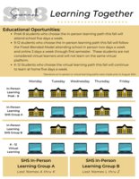 SHS moves to Fixed Blended Learning Model October 5th!