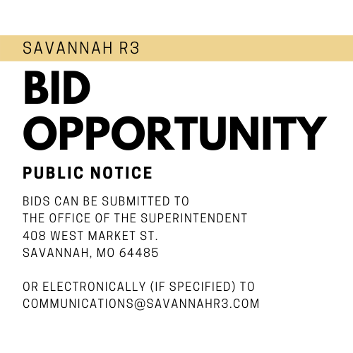 Public Notice of Bid Opportunity