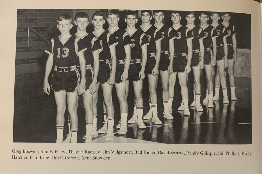 Boys basketball team 1969 