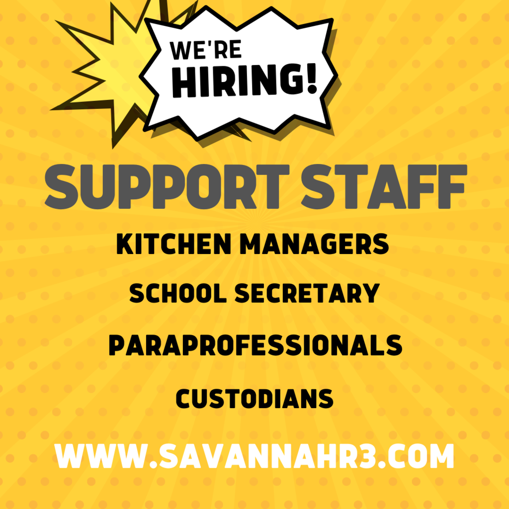 we're hiring support staff