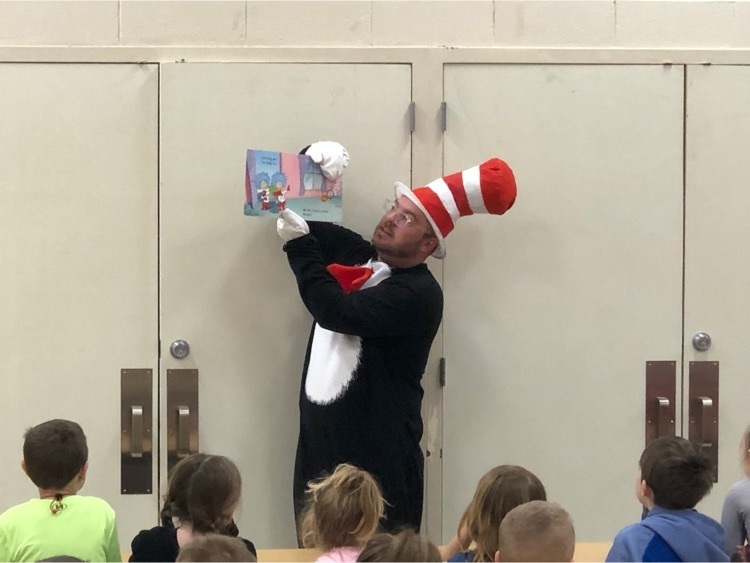 Cat in the Hat reading 