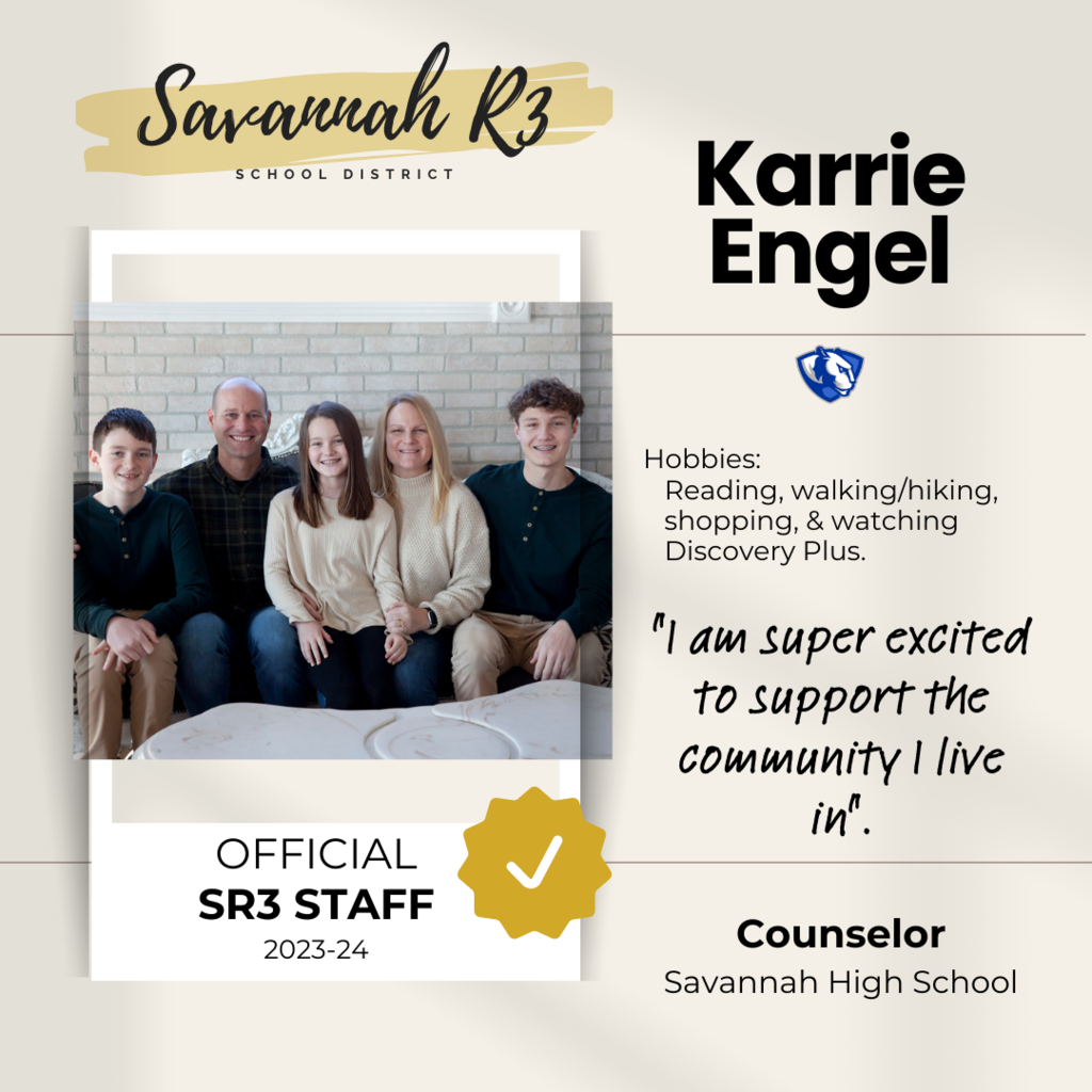 Karrie Engel, SHS Counselor