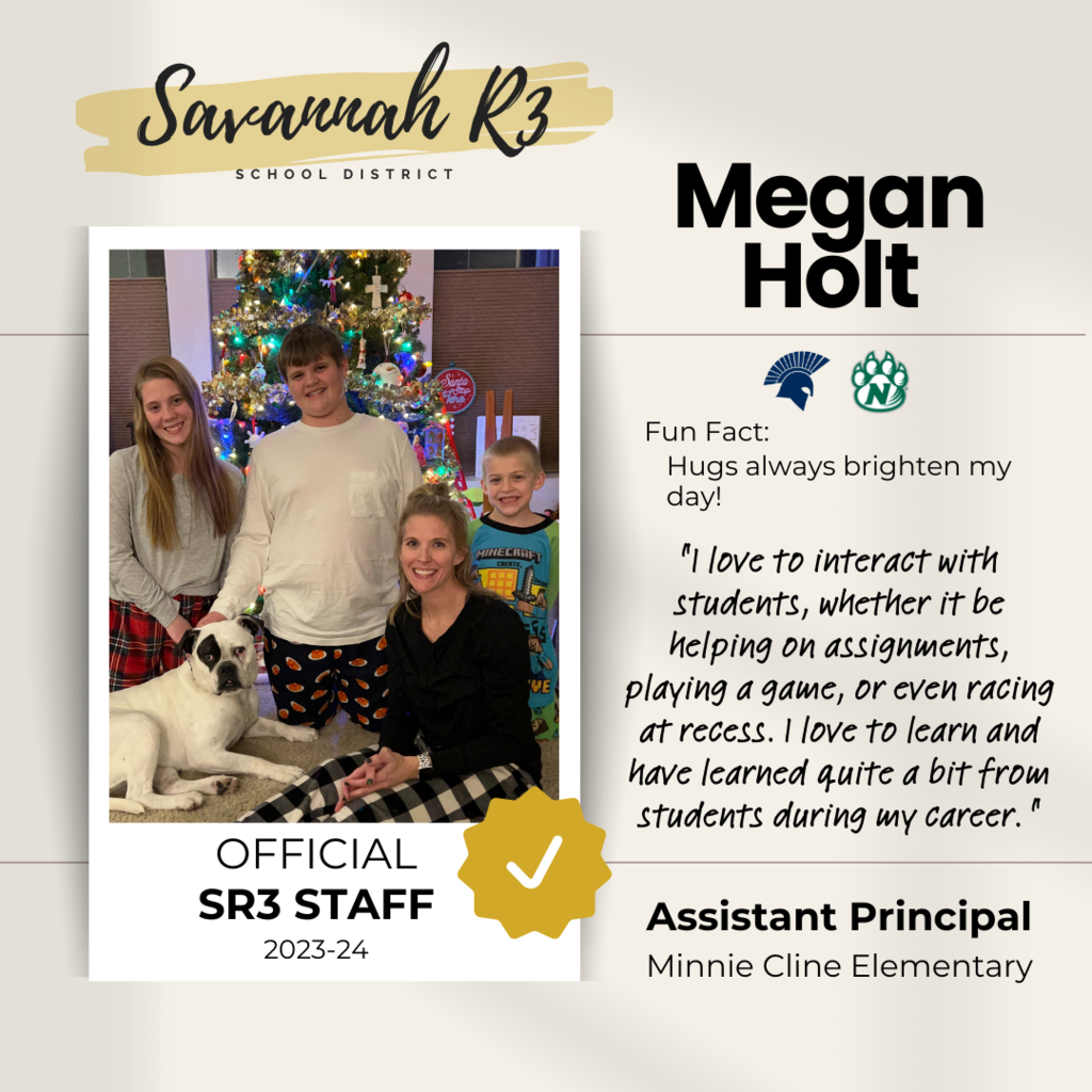 Megan Holt, Assistant Principal, Minnie Cline Elementary