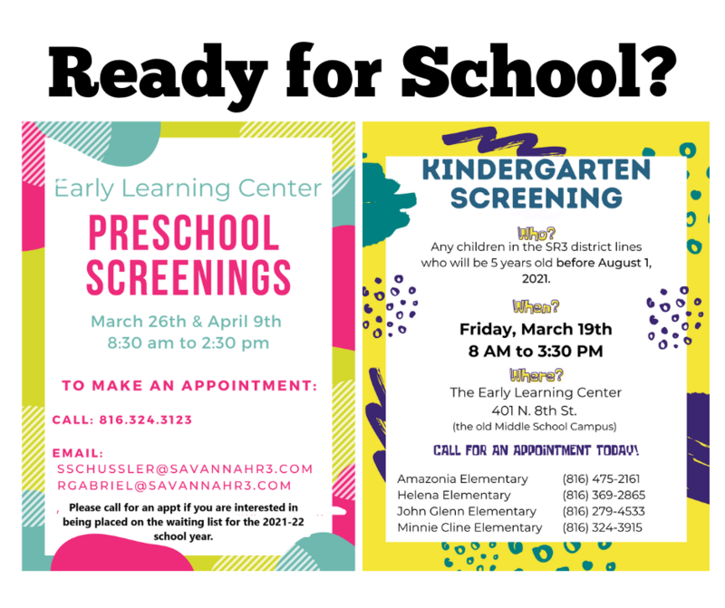 SR3 looks to the fall with Kindergarten and PreSchool Screening Dates