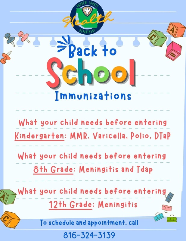 Back to School Immunizations 